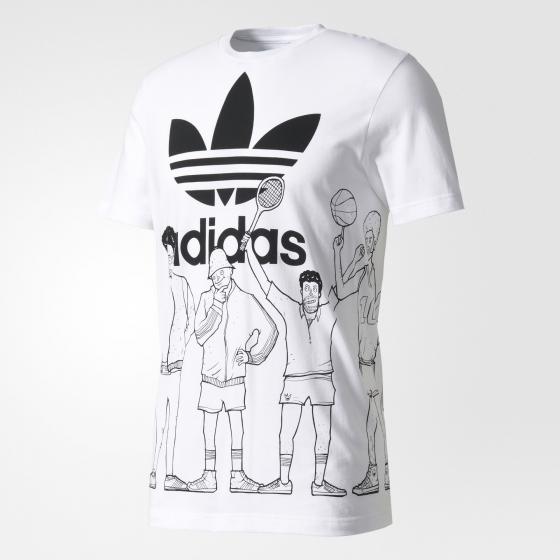 Adidas Originals Block Party Tee White BQ3128