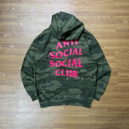 Anti Social Social Club ASSC BreakMe Hooded Sweatshirt Hoodie (Made in USA) Camo