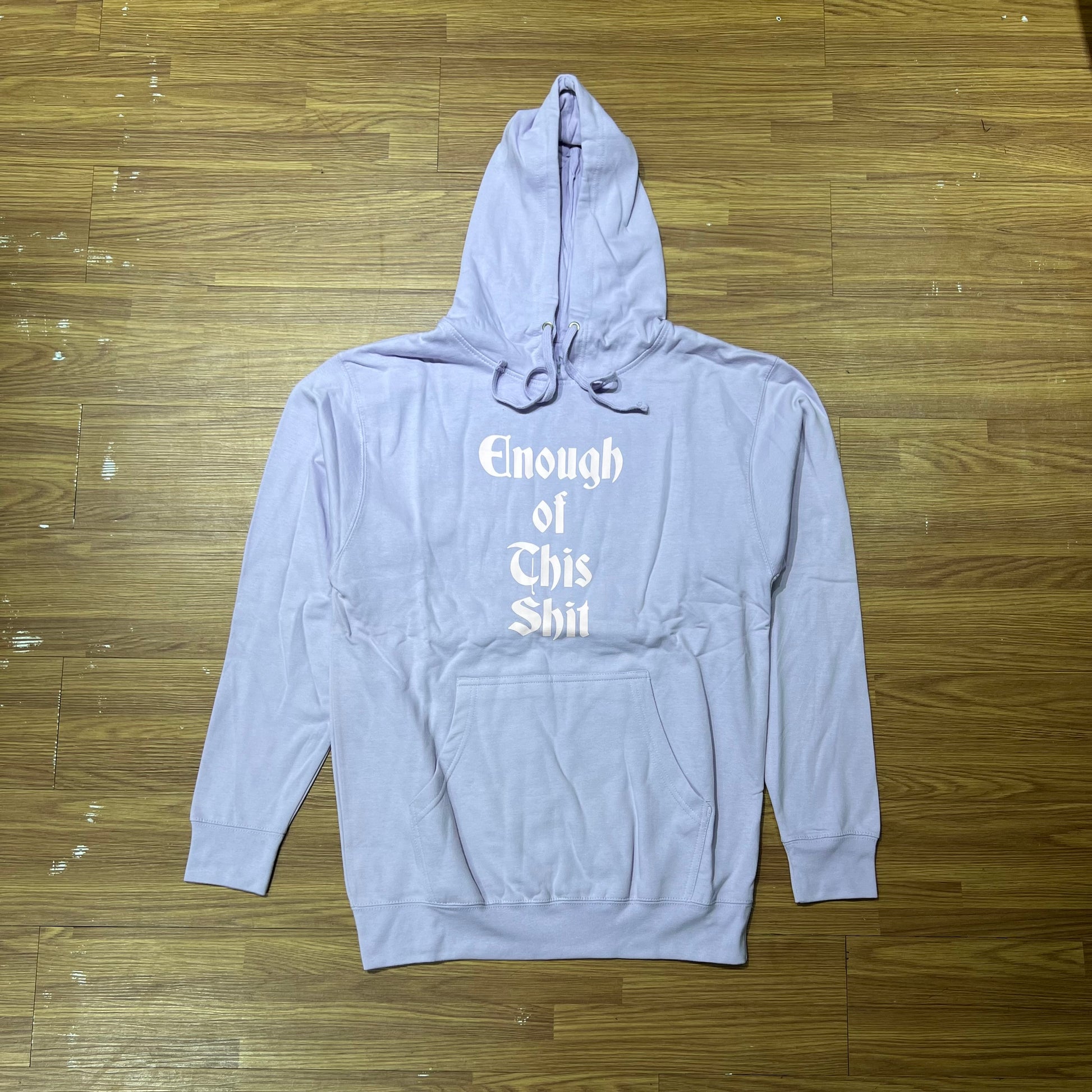 Anti Social Social Club ASSC Enough Of This Shit Hooded Sweatshirt Hoodie Lavender 正面實拍