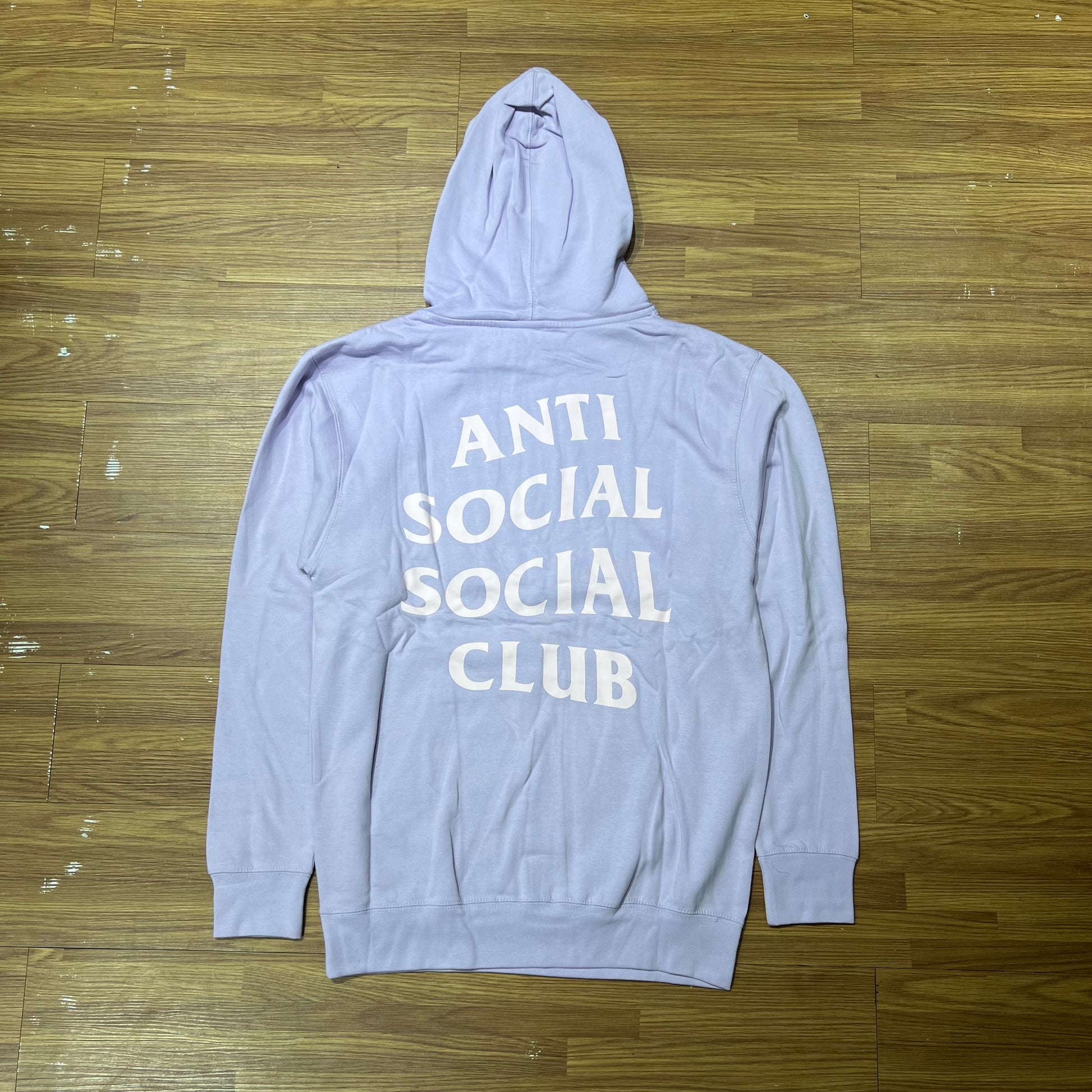 Anti Social Social Club ASSC Enough Of This Shit Hooded Sweatshirt Hoodie Lavender 背面實拍