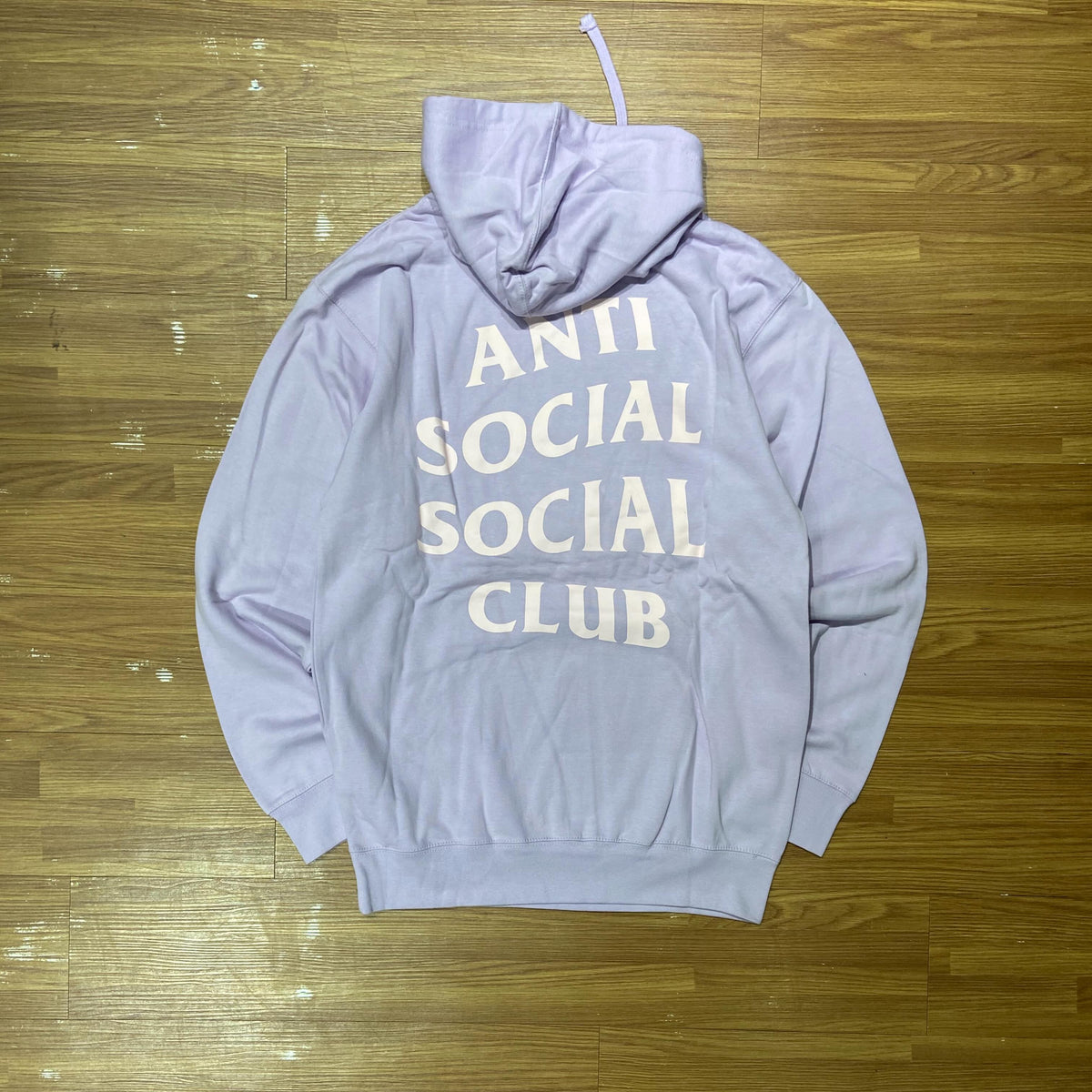 Anti Social Social Club ASSC Enough Of This Shit Hooded Sweatshirt Lavender Purple