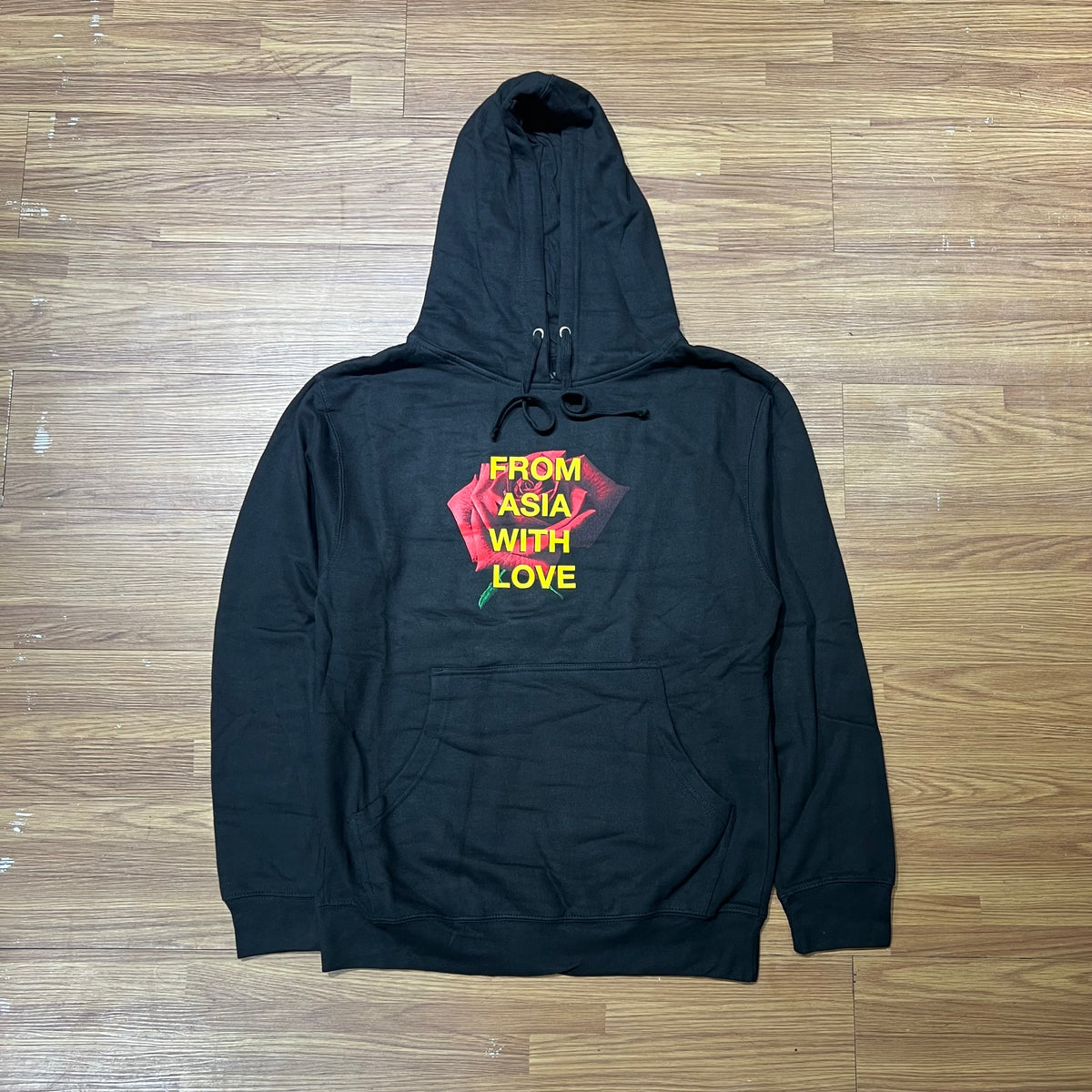 Anti Social Social Club ASSC From Asia With Love Hooded Sweatshirt Hoodie Black (Asia Exclusive) 正面實拍