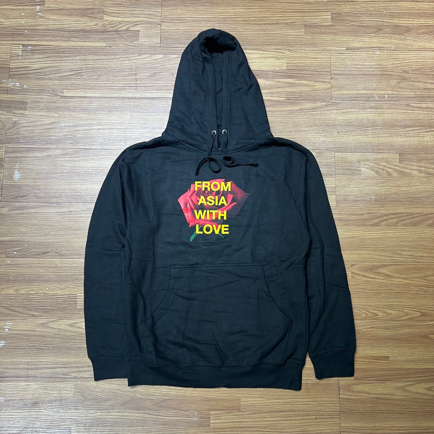 Anti Social Social Club ASSC From Asia With Love Hooded Sweatshirt Hoodie Black (Asia Exclusive) 正面實拍
