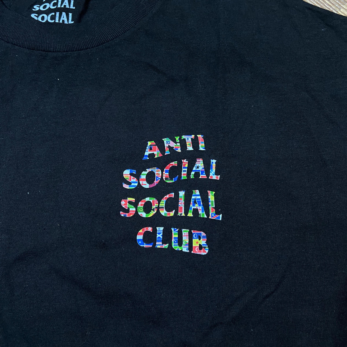 Anti Social Social Club ASSC Multi Flag Tee (Made in USA)