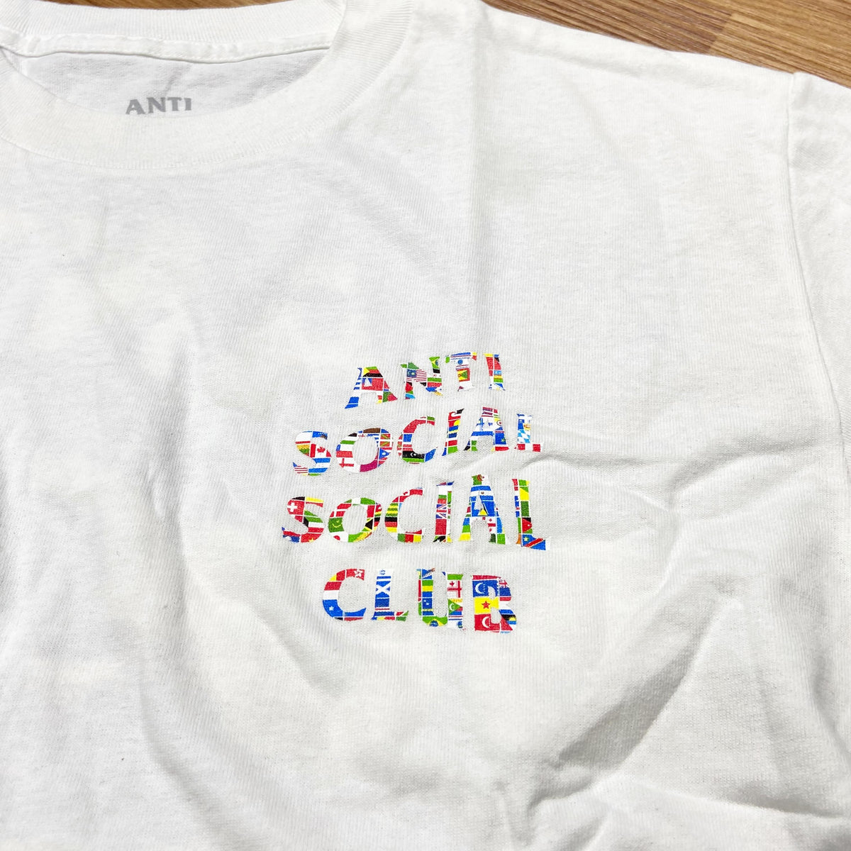 Anti Social Social Club ASSC Multi Flag Tee (Made in USA)