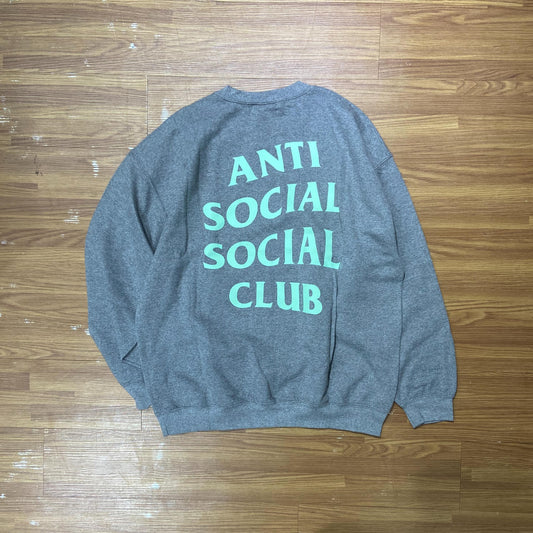 Anti Social Social Club ASSC Never Not Weird Sweatshirt Crewneck Grey