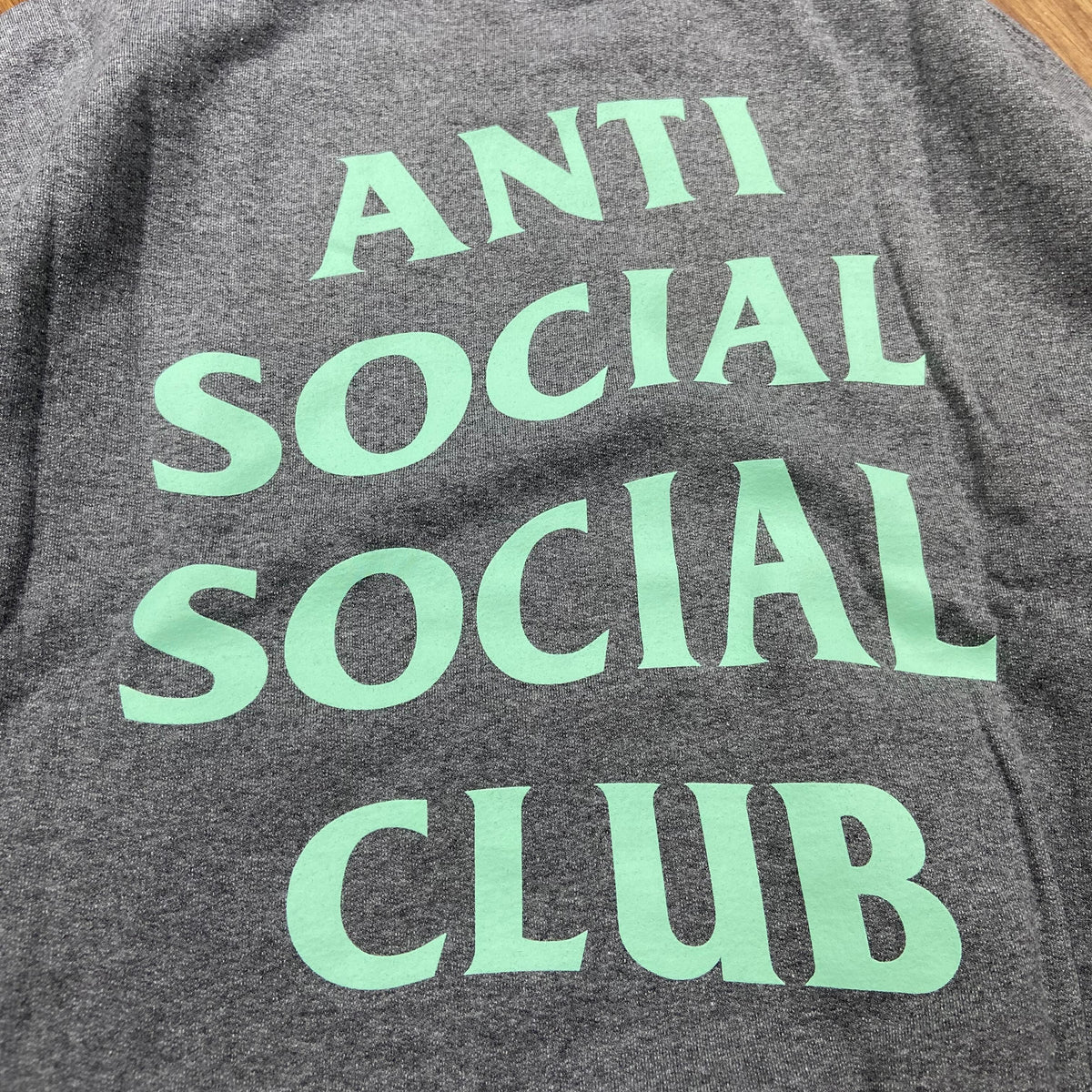 Anti Social Social Club ASSC Never Not Weird Sweatshirt Crewneck Grey