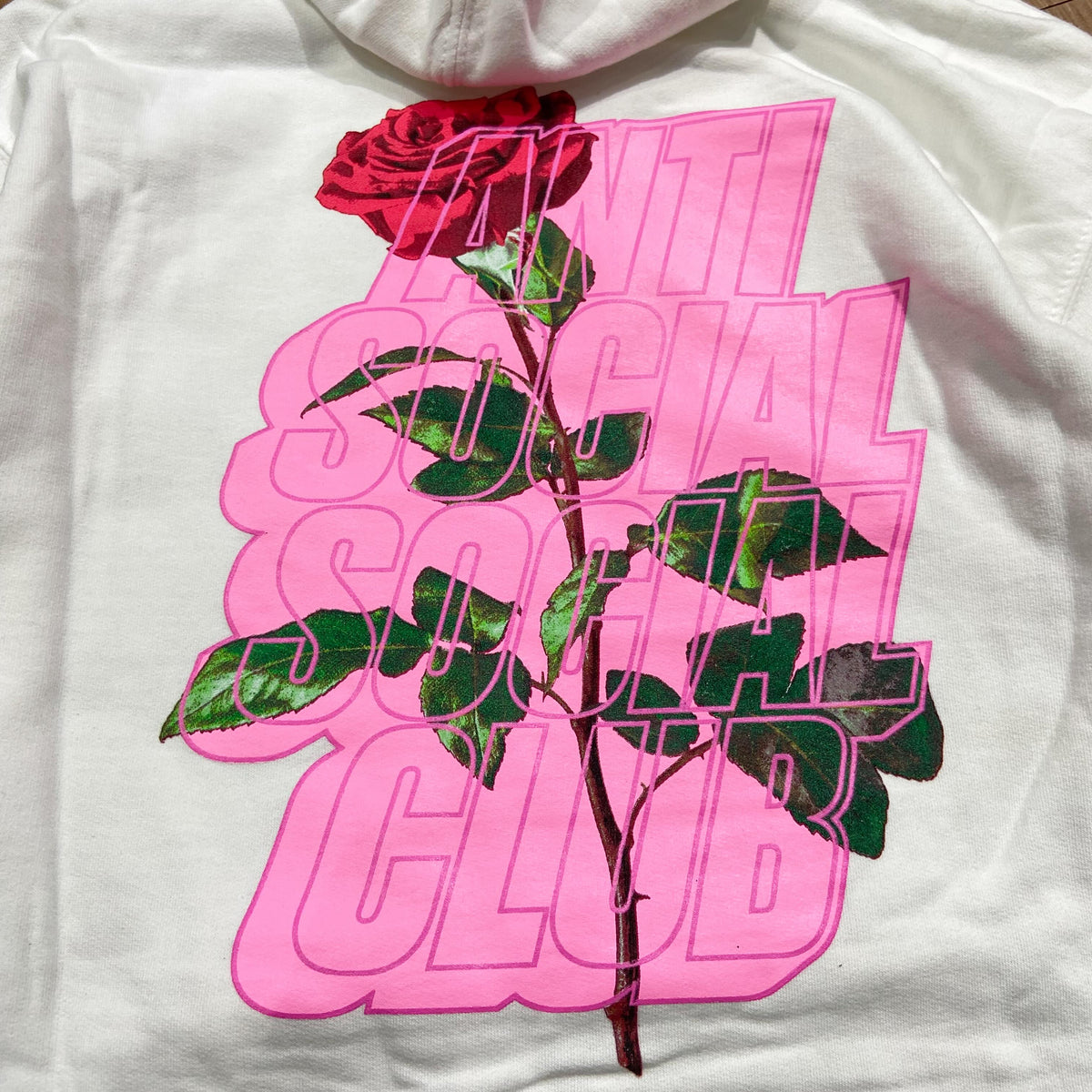 Anti Social Social Club ASSC Plant Me Hooded Sweatshirt Hoodie (Made in USA) White
