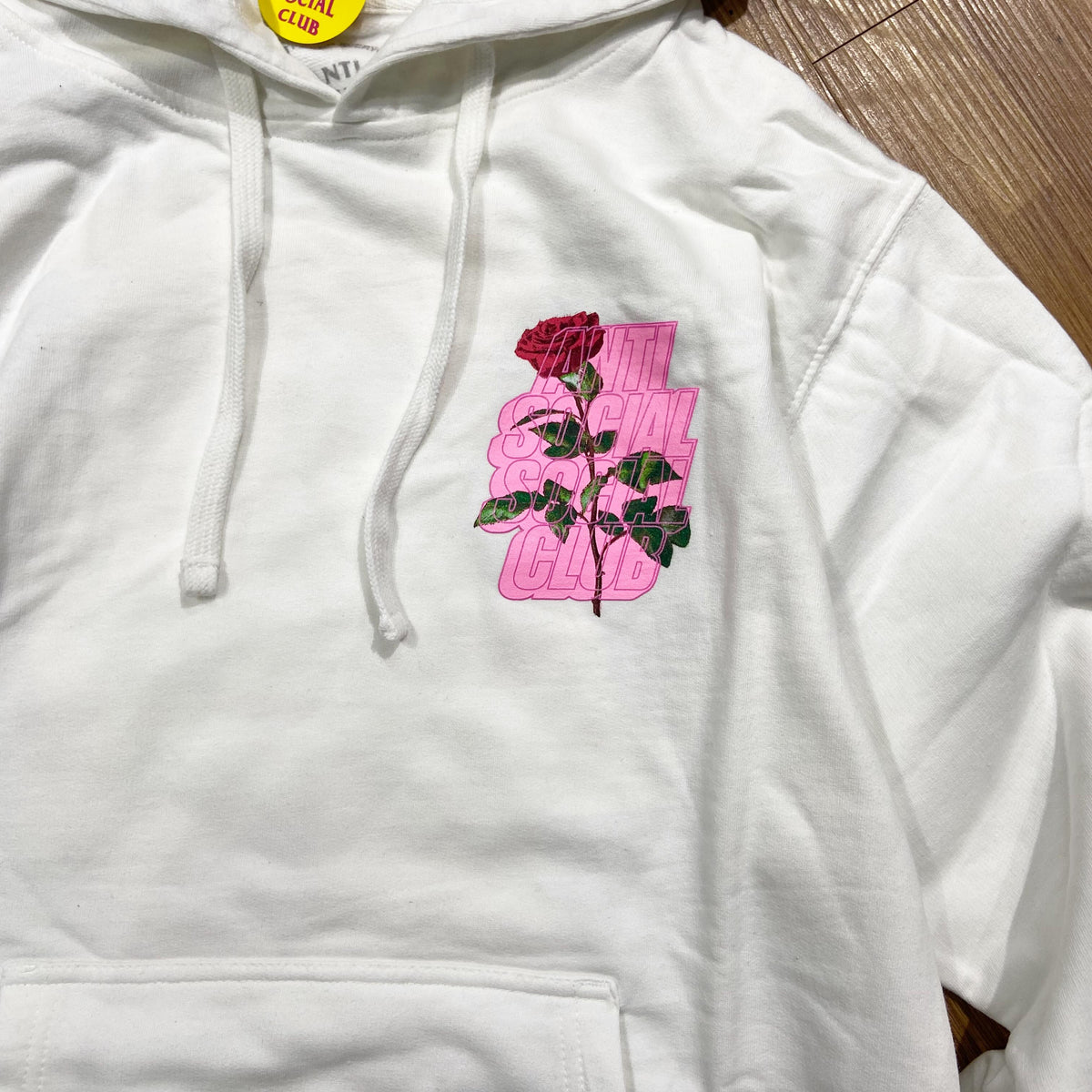 Anti Social Social Club ASSC Plant Me Hooded Sweatshirt Hoodie (Made in USA) White