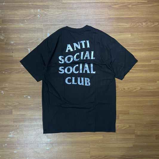 Anti Social Social Club ASSC Sin City Tee (Made In USA) Black/Silver