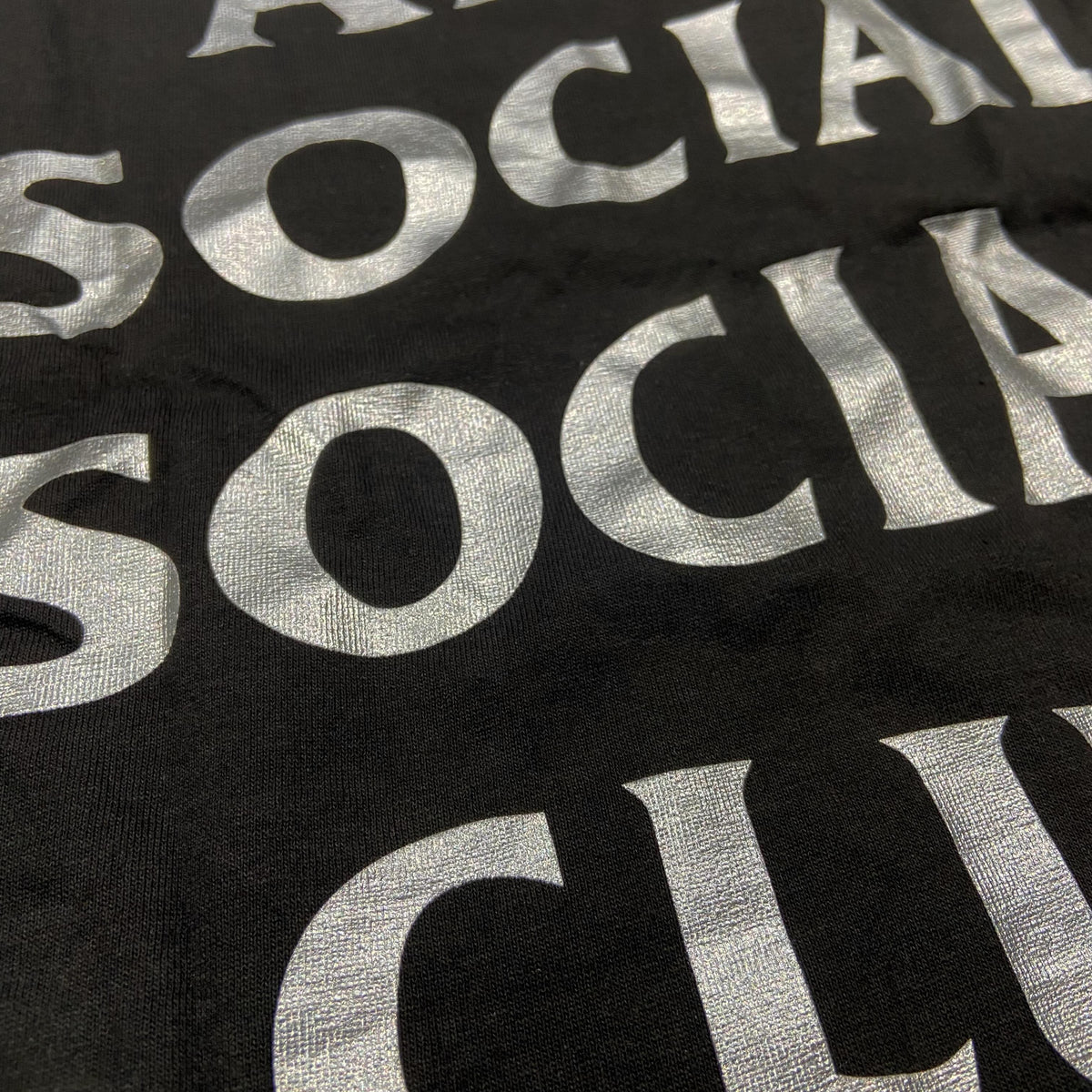 Anti Social Social Club ASSC Sin City Tee (Made In USA) Black/Silver