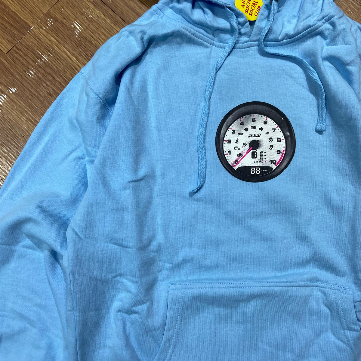 Anti Social Social Club ASSC Straight Pipe Hooded Sweatshirt Blue