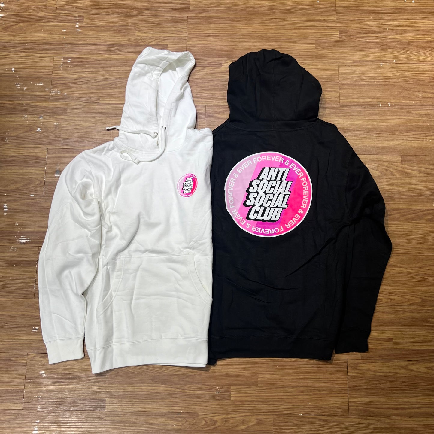 Anti Social Social Club ASSC Surfs Up Hooded Sweatshirt Hoodie 黑色白色實拍