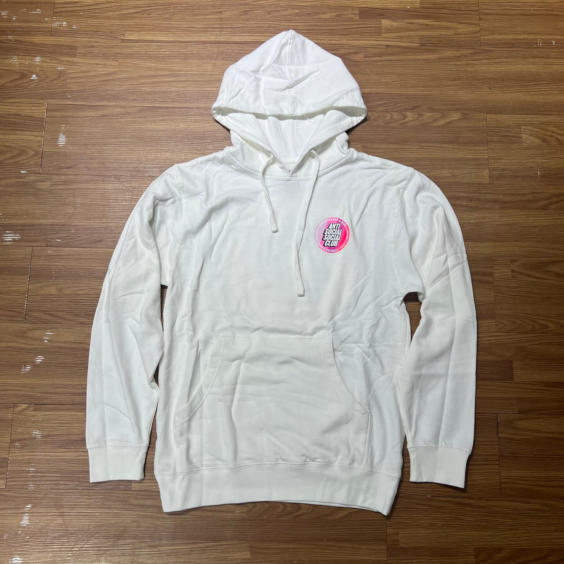 Anti Social Social Club ASSC Surfs Up Hooded Sweatshirt Hoodie White 正面實拍