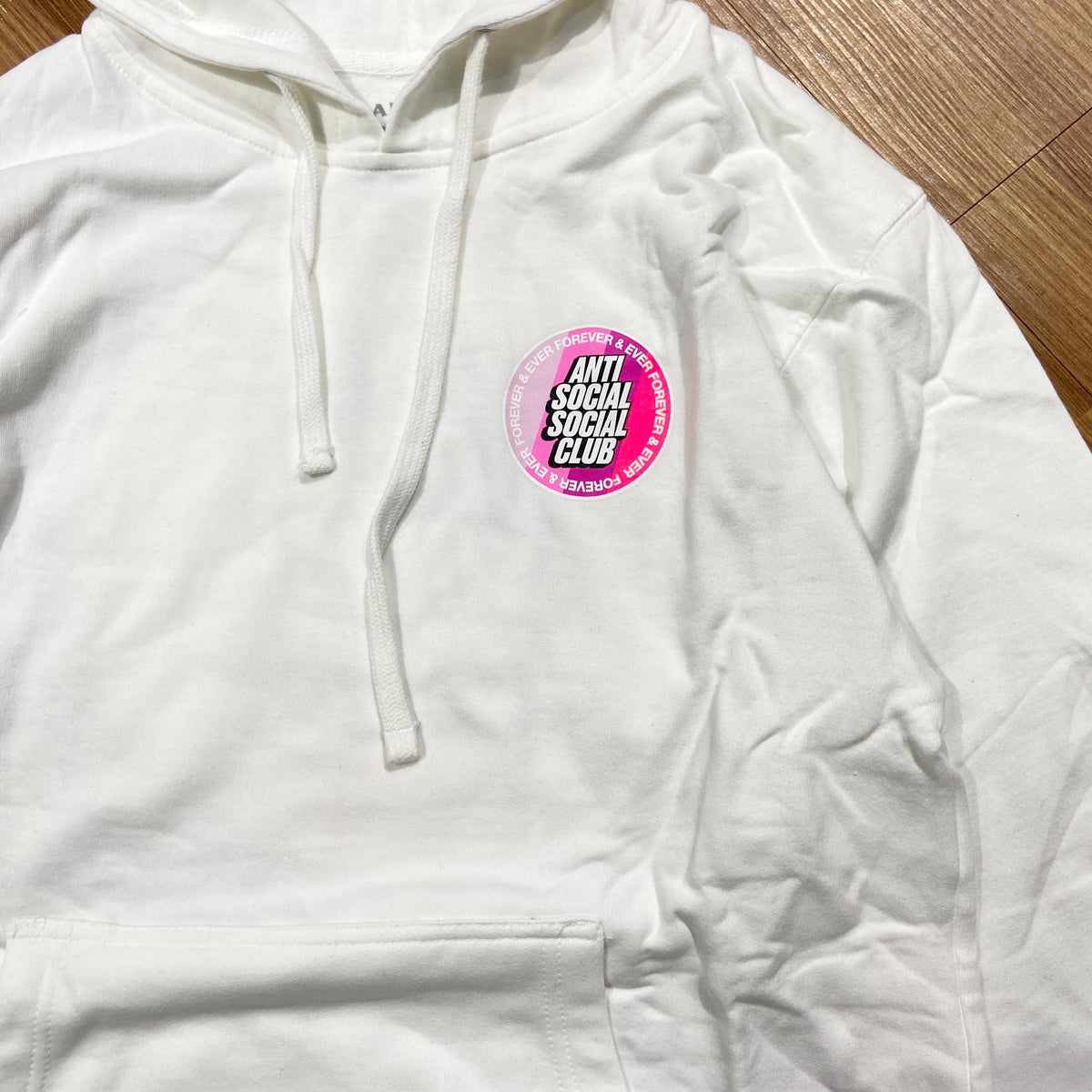Anti Social Social Club ASSC Surfs Up Hooded Sweatshirt White
