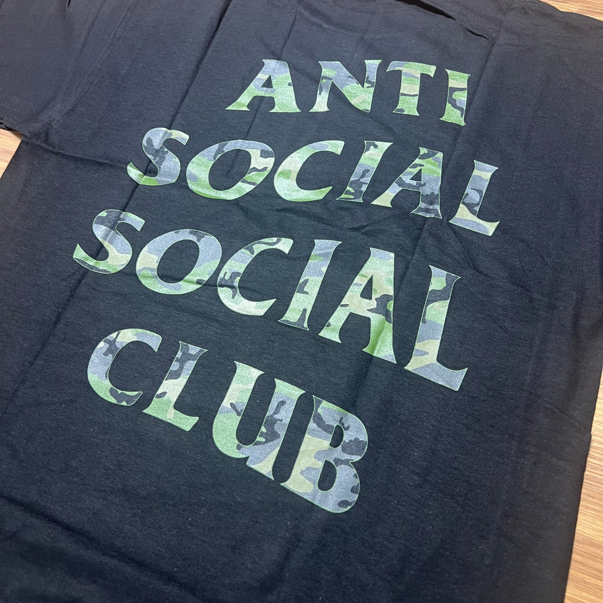 Anti Social Social Club ASSC Woody Tee Black 實拍