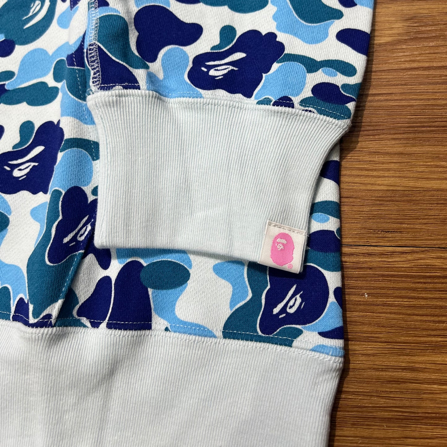 Anti Social Social Club ASSC x Bape Full Camo Hoodie Blue 1G23114913