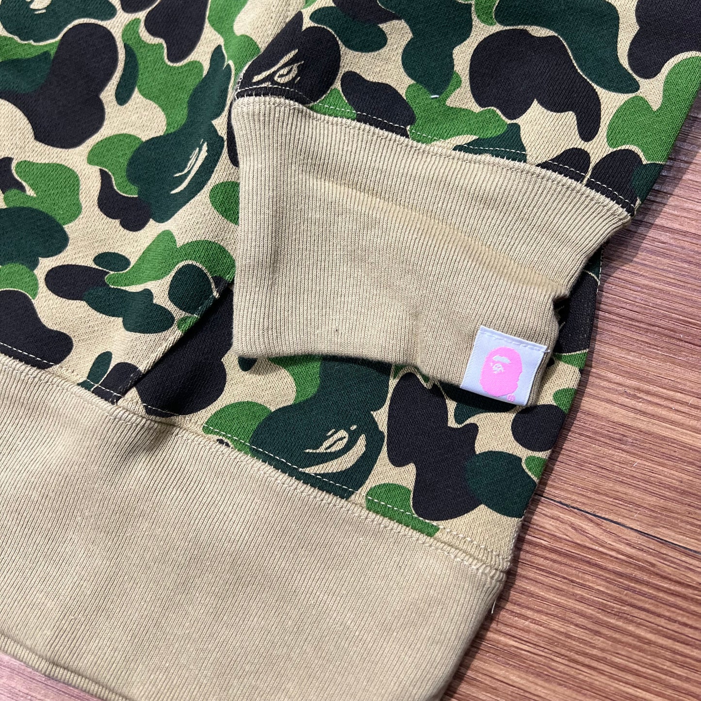 Anti Social Social Club ASSC x Bape Full Camo Hoodie Green 1G23114913