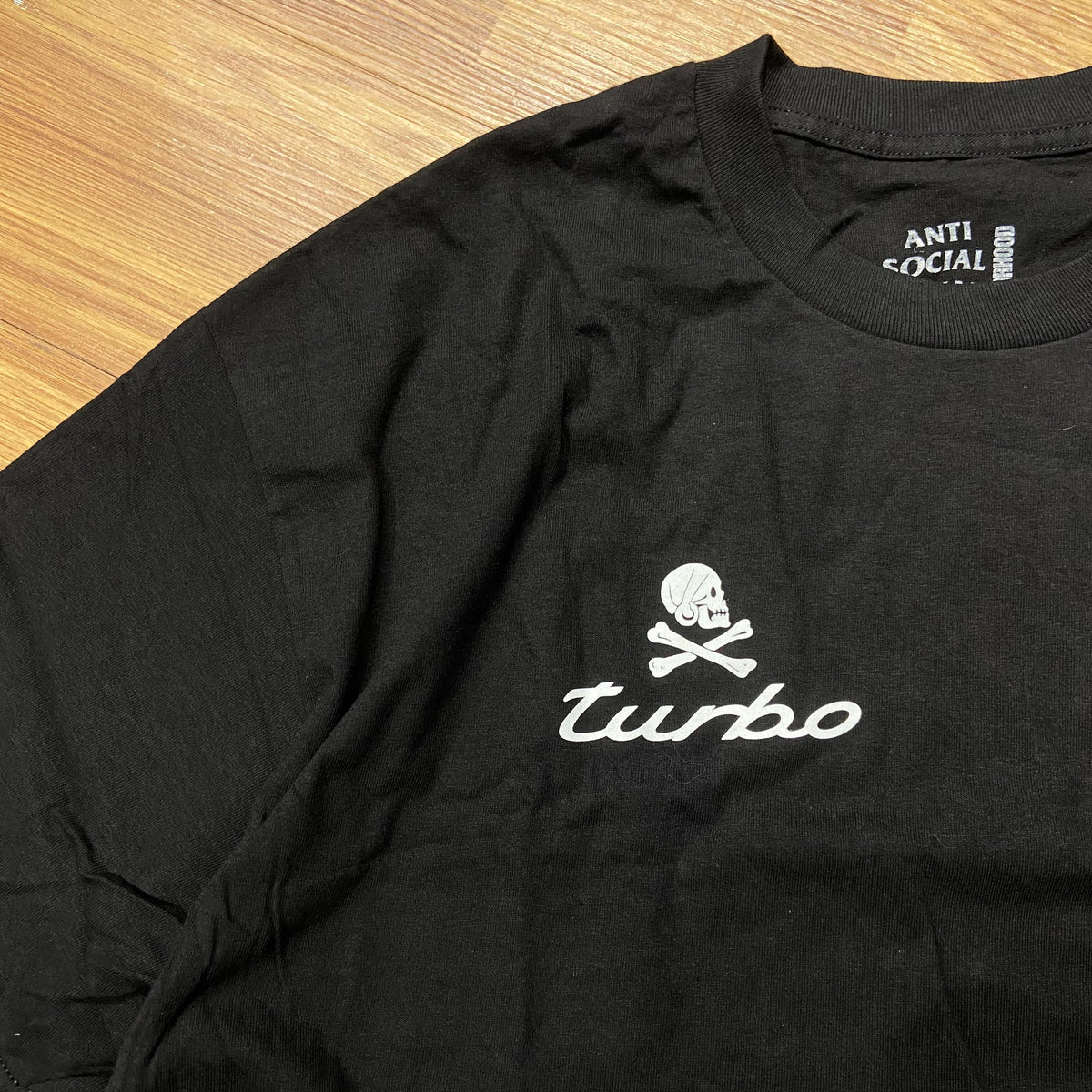 Anti Social Social Club ASSC x Neighborhood NBHD 911 Turbo Tee (Made In USA) Black