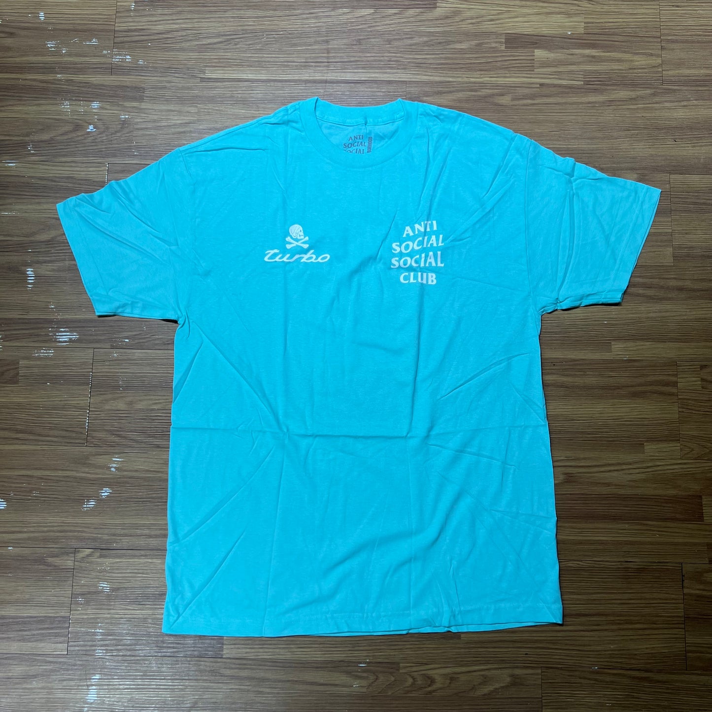 Anti Social Social Club ASSC x Neighborhood NBHD 911 Turbo Tee Tiffany (Made In USA) 實拍