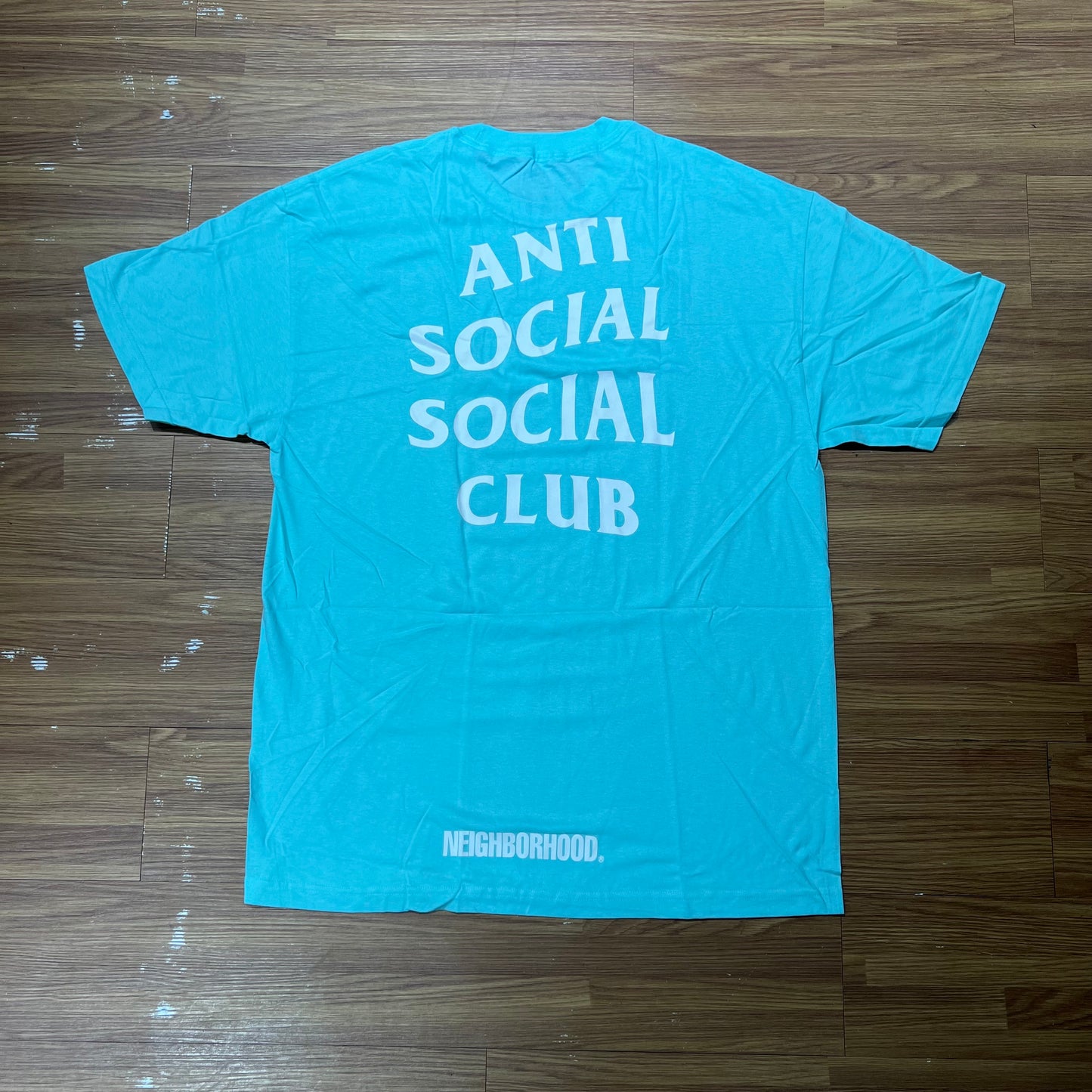 Anti Social Social Club ASSC x Neighborhood NBHD 911 Turbo Tee Tiffany (Made In USA) 實拍