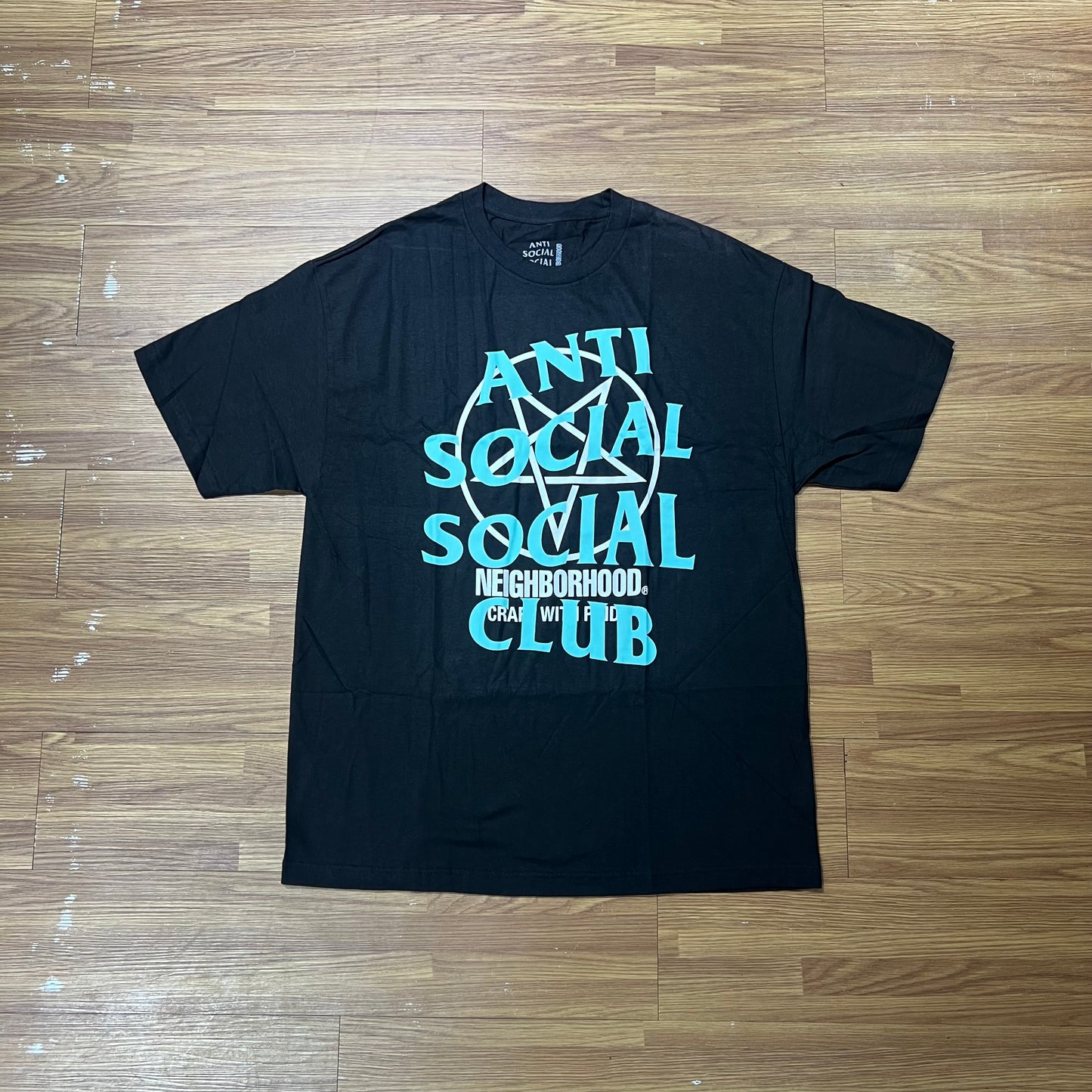 Anti Social Social Club ASSC x Neighborhood NBHD Filth Fury Tee Black (Made In USA) 實拍