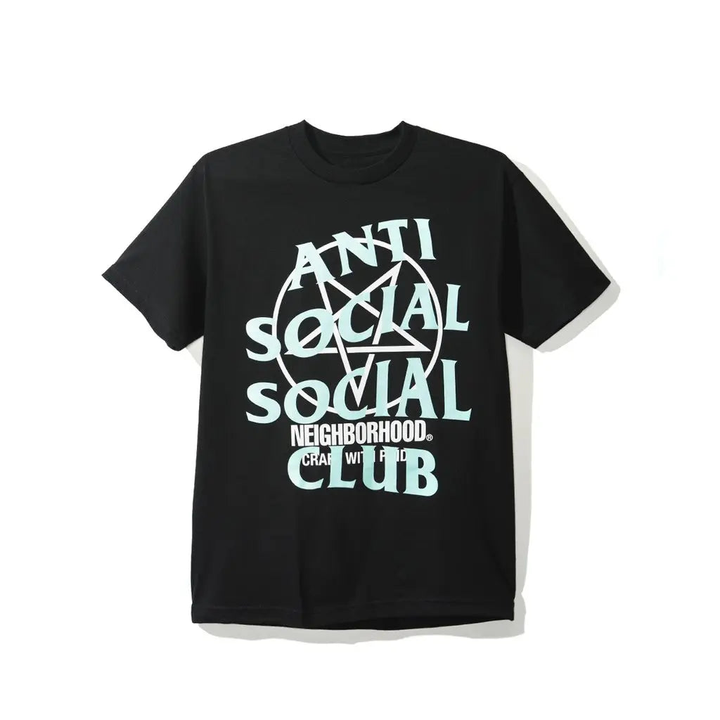 Anti Social Social Club ASSC x Neighborhood NBHD Filth Fury Tee Black (Made In USA)