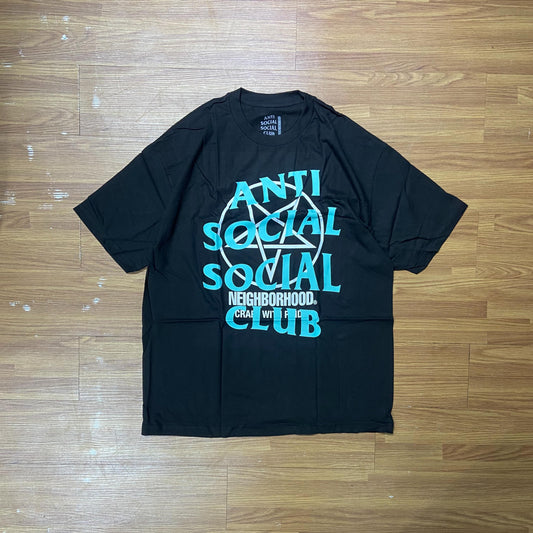 Anti Social Social Club ASSC x Neighborhood NBHD Filth Fury Tee (Made In USA) Black