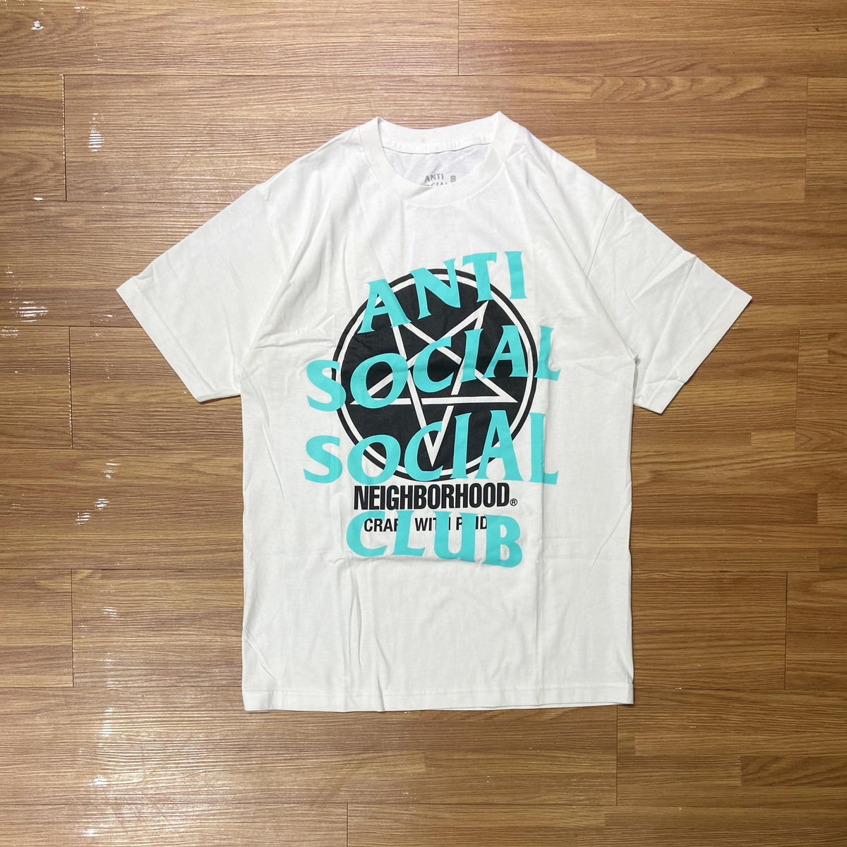 Anti Social Social Club ASSC x Neighborhood NBHD Filth Fury Tee (Made In USA) White