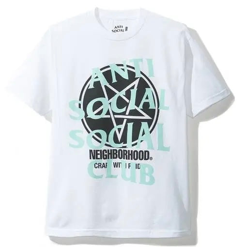 Anti Social Social Club ASSC x Neighborhood NBHD Filth Fury Tee White (Made In USA)