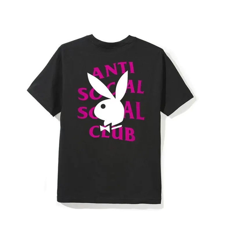 Anti Social Social Club ASSC x Playboy Remix Tee Black (Made in USA)