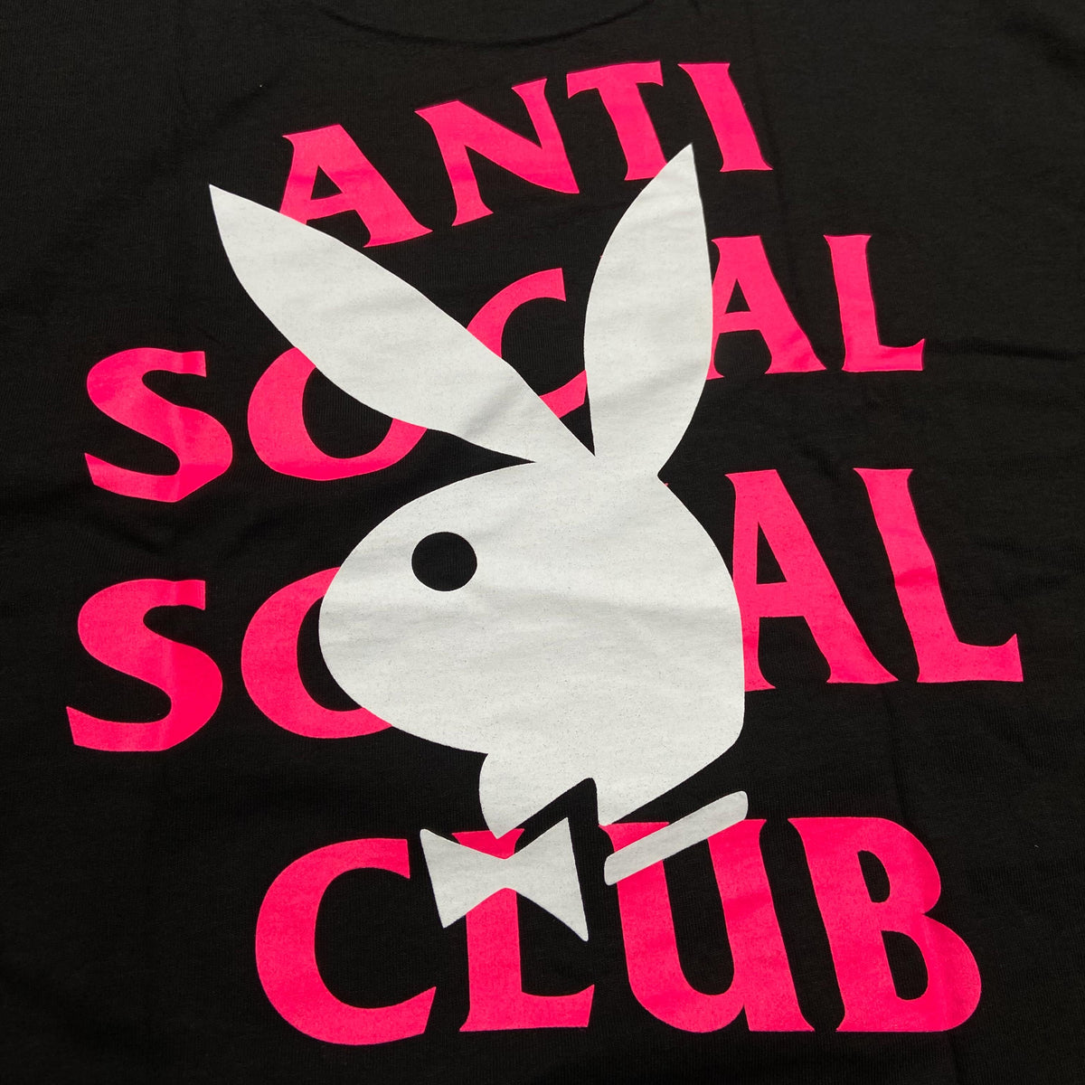 Anti Social Social Club ASSC x Playboy Remix Tee Black (Made in USA)