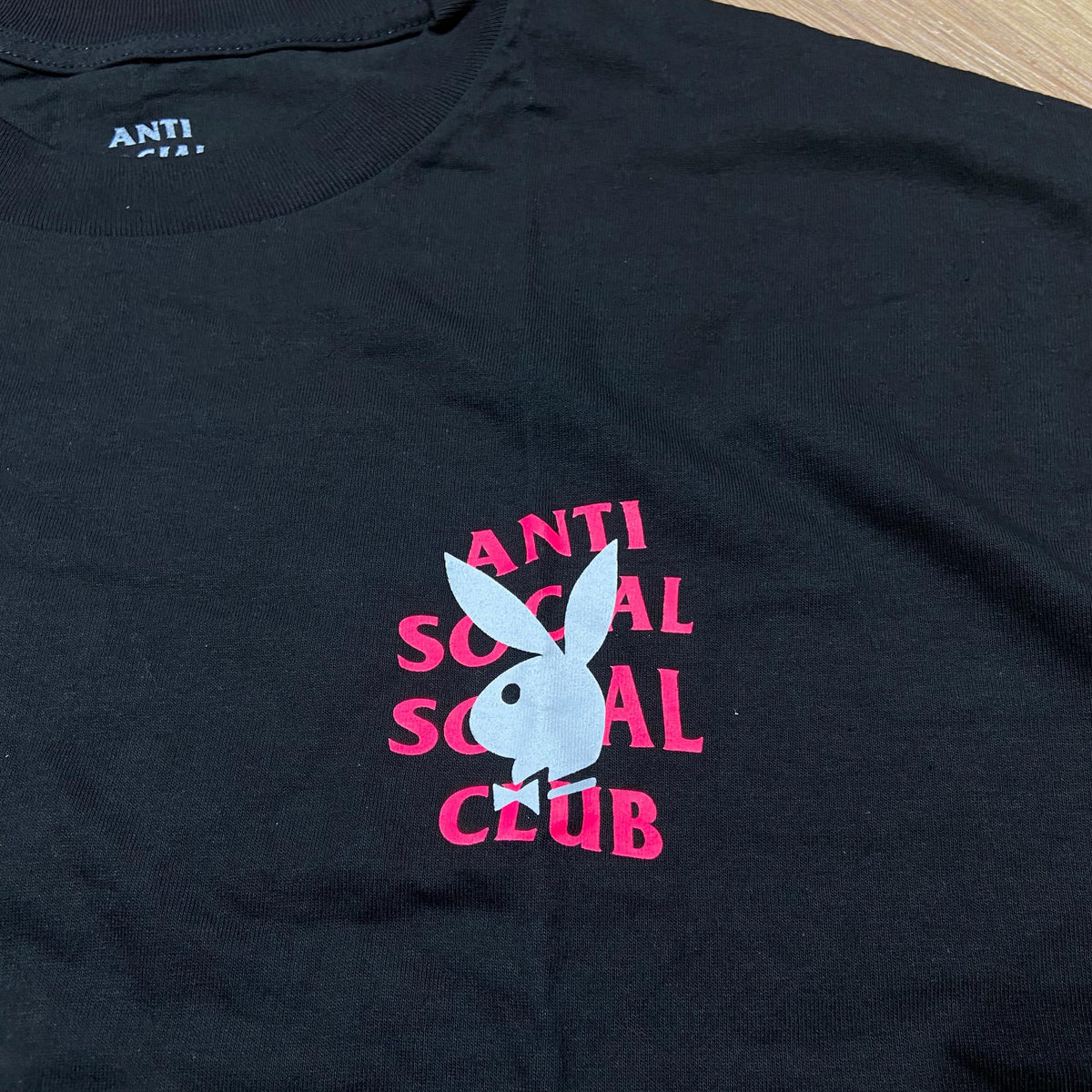 Anti Social Social Club ASSC x Playboy Remix Tee Black (Made in USA)