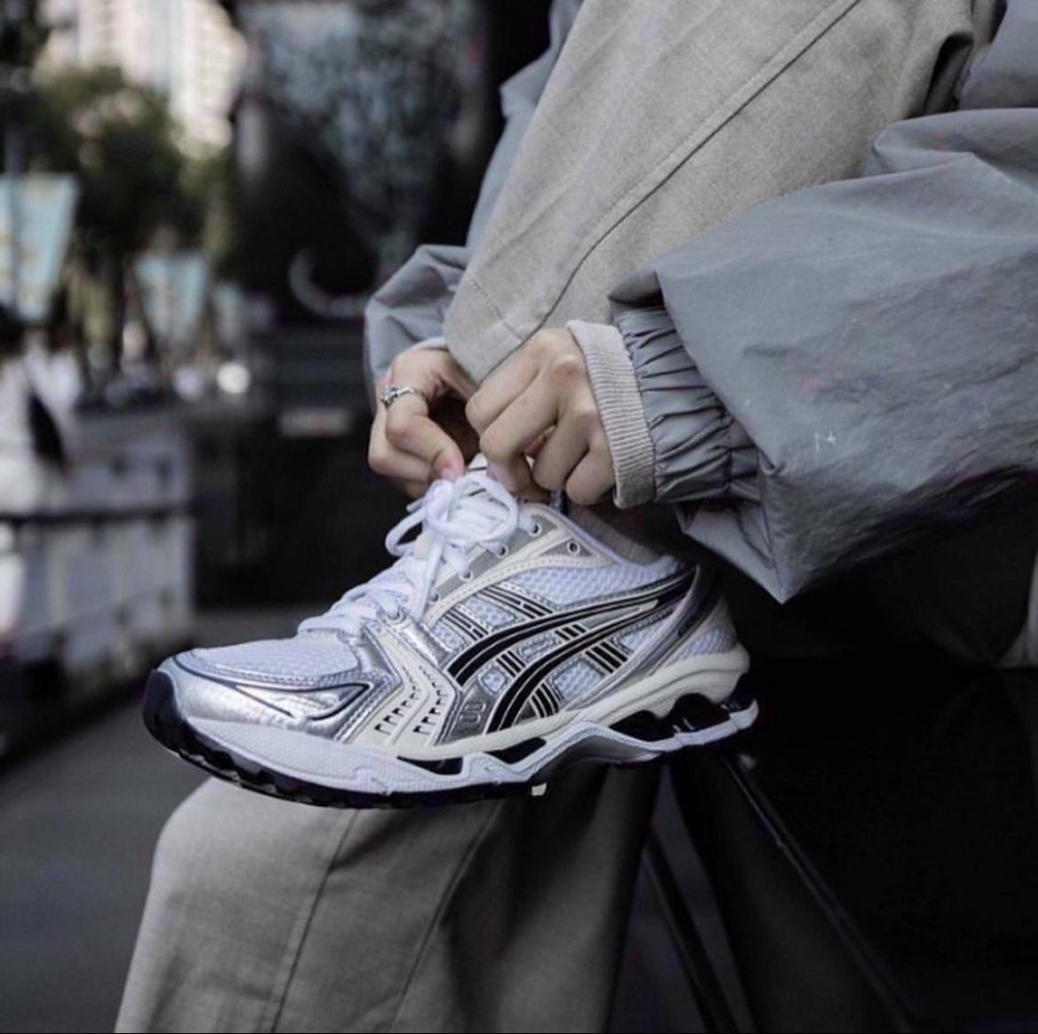 Asics Gel-Kayano 14 White Midnight (Women) 1202A056-109