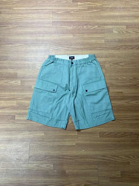 LAKH Supply Herringbone Cargo Shorts Herringbone Olive SH-HBOL
