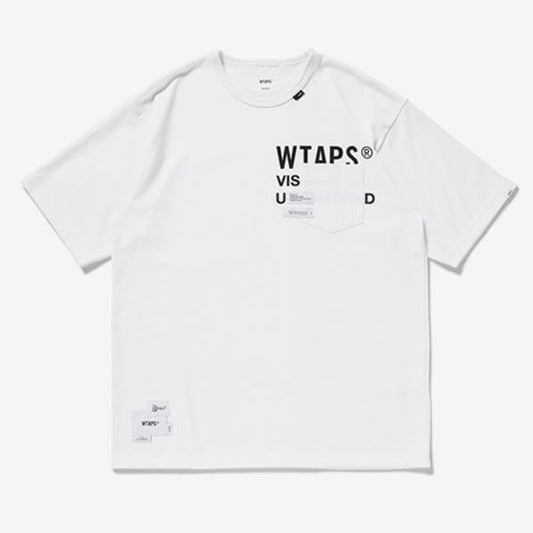 Wtaps Insert 02 Pocket SS Tee White 211ATDT-CSM12