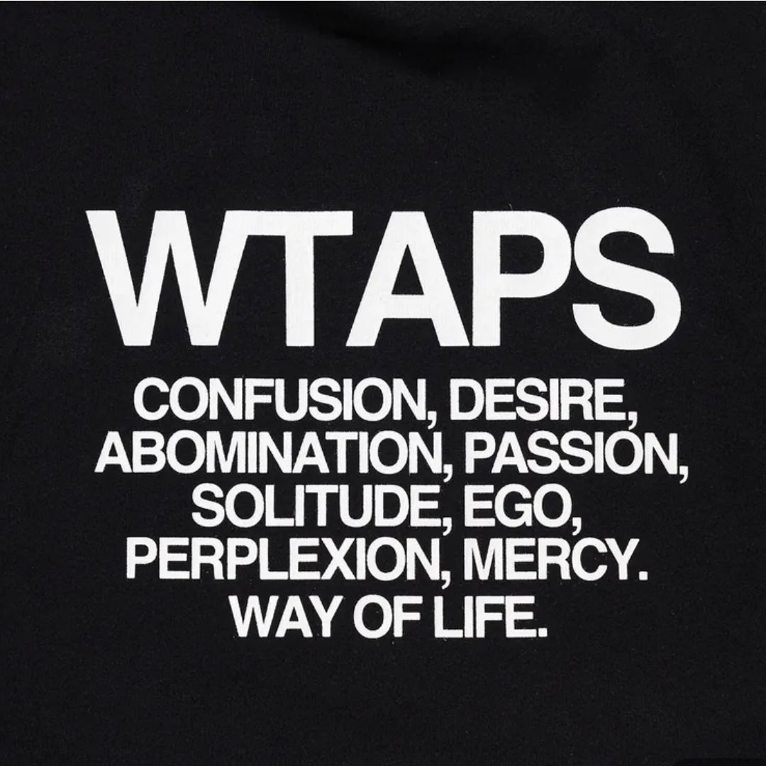 Wtaps Ingredients LS Tee Black 231ATDT-LTM04S