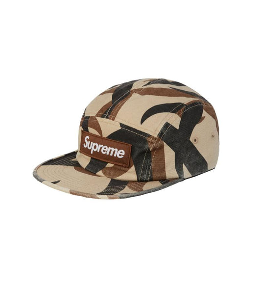 Supreme Military Camp Cap Tan Tribal Camo