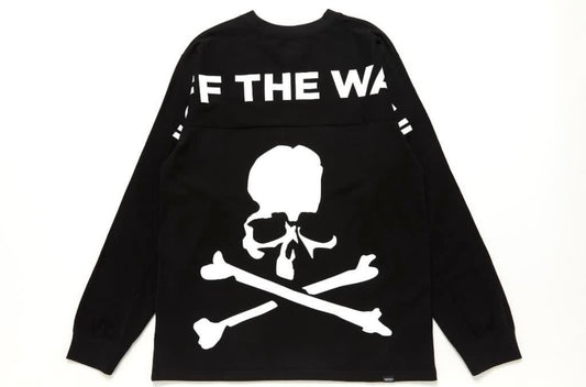 Mastermind Japan MMJ x Vans “OFF THE WALL” Tee LS Black Mastermind World MMW