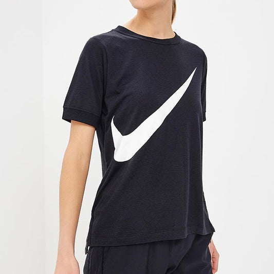 Nike WMNS NSW Swoosh Logo Tee Black 831107-010 黑色