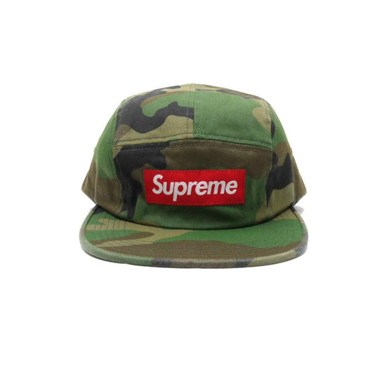 Supreme Washed Twill Camp Cap Woodland