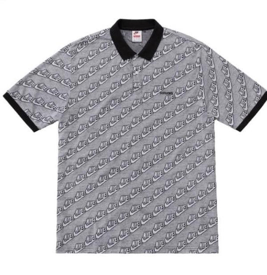 Supreme x Nike Jacquard Polo SS Black