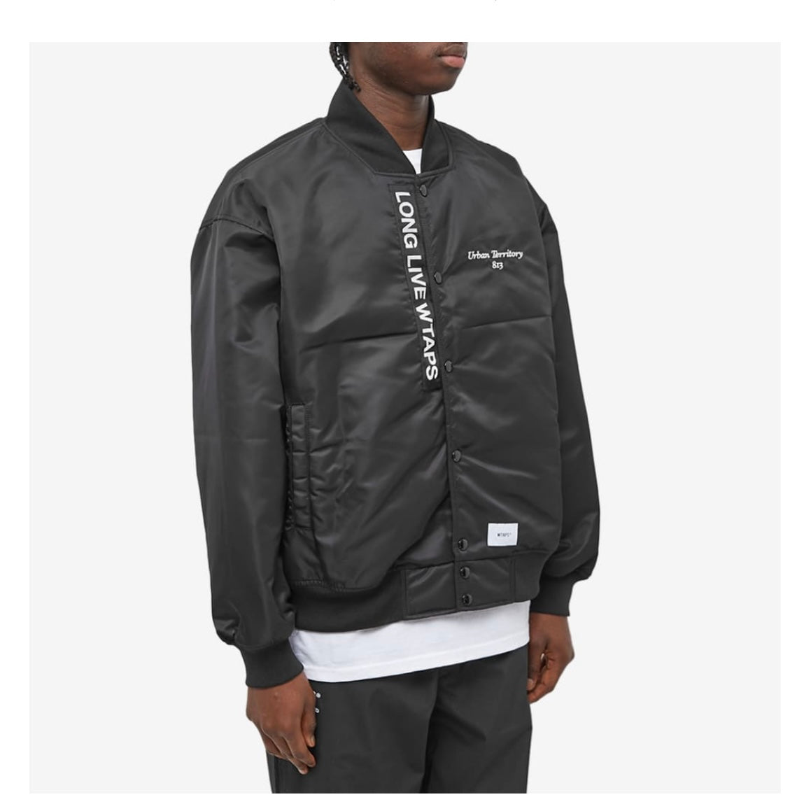 Wtaps UT813 Nylon Jacket Black 222TQDT-JKM01