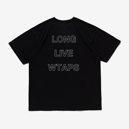Wtaps LLW SS Tee Black 231ATDT-STM09S LONG LIVE WTAPS