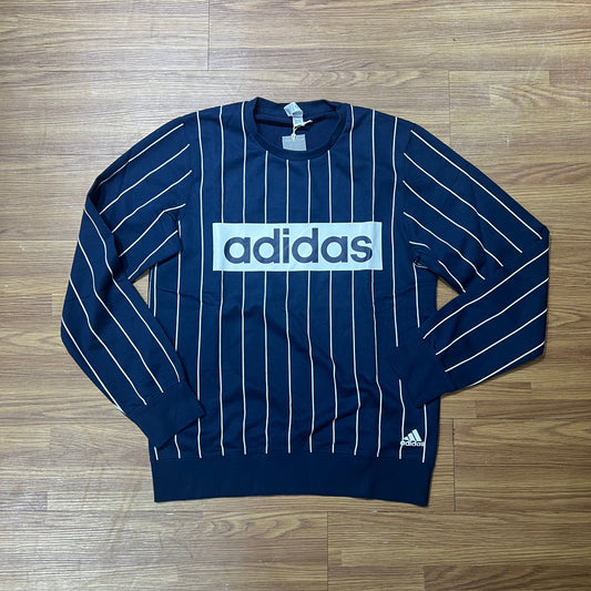 Adidas Stripes Crewneck Navy AZ8355