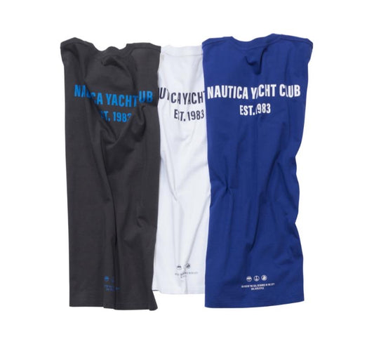 Preorder 預訂 Nautica KR Yacht Club Lettering Tee SS Dark Grey White Blue