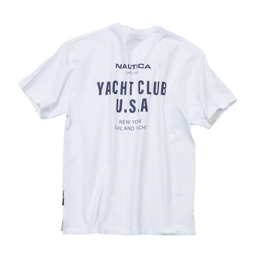 Preorder 預訂 Nautica KR Yacht Club USA Tee SS White Brown Olive Grey Heather Grey