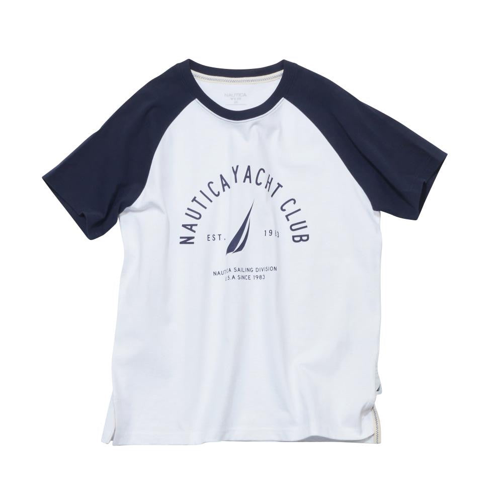 Preorder 預訂 Nautica KR Yacht Club Raglan Tee SS Navy White Brown