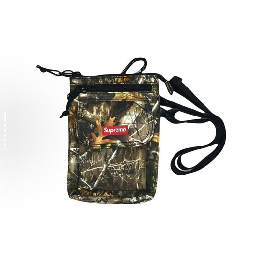 Supreme FW19 Shoulder Bag Real Tree Camo Cordura Fabric FW19B11