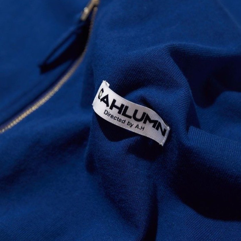 CAHLUMN Heavy Weight Jersey 3/4-Zip Cadet Collar Shirt 231-1246